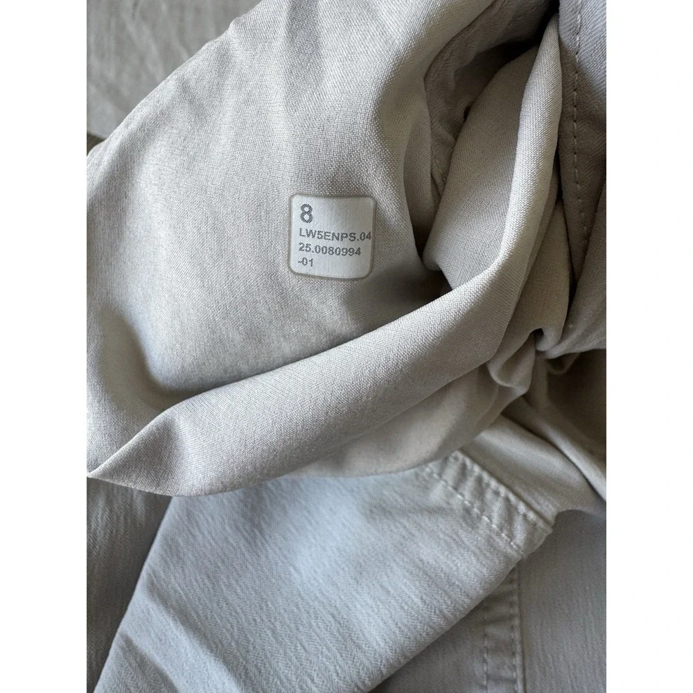 Lululemon Dance Studio Mid-Rise Jogger Sz 8 Full Length Dove Gray Lined NWOT